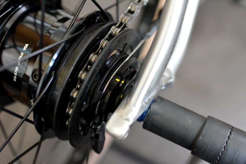 自転車 内装 ギア 調整