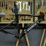 スペシャライズド S-WORKS VENGE 組みたて前のガラスコーティング